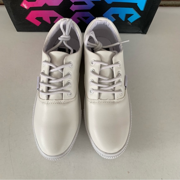 Cute To The Core sugar white platform Lace Up Sneakers Women’s US 5 M - Picture 4 of 8